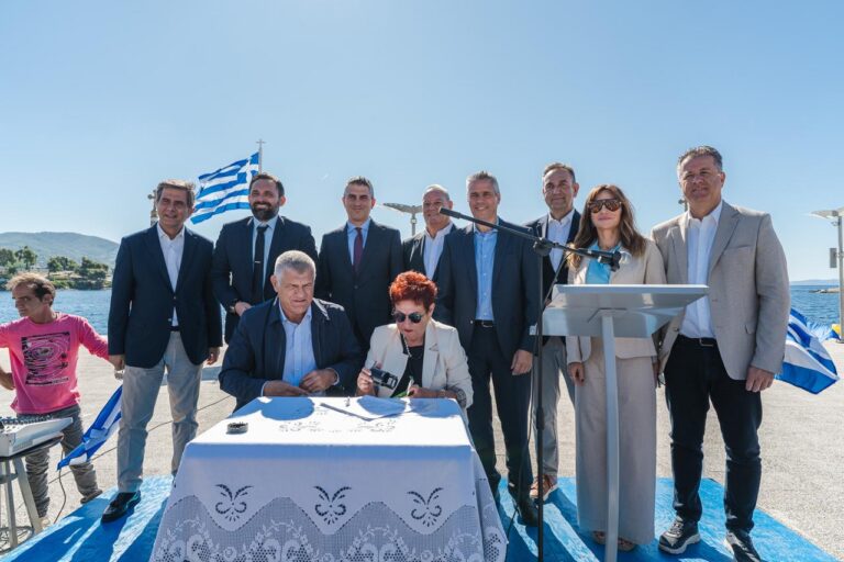 Υπεγράφη η συμπληρωματική σύμβαση για την αναβάθμιση του λιμένα Νέου Μαρμαρά