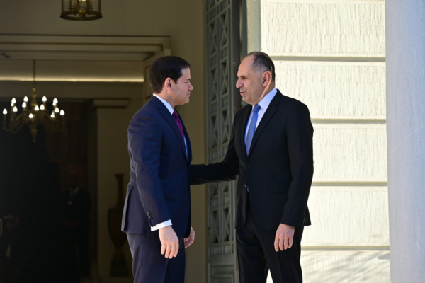 Συνάντηση Γιώργου Γεραπετρίτη και Μαρκ Ρούμπιο για τη διμερή συνεργασία Ελλάδας-ΗΠΑ